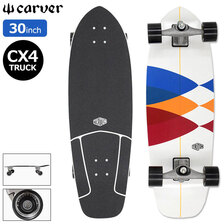 Carver Skateboards Triton Spectral 30in &times; 9.75in CX4 Surfskate Complete T1012511113画像