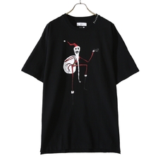 FACETASM NIGHTMARE BEFORE CHRISTMAS RIB BIG TEE SANTA JACK MIMI-TEE-U11画像