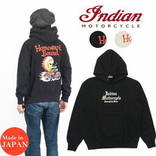 INDIAN MOTORCYCLE プリント フード パーカー "HOMEWARD BOUND" IM68871画像