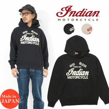 INDIAN MOTORCYCLE プリント フード パーカー "INDIAN AD" IM68870画像
