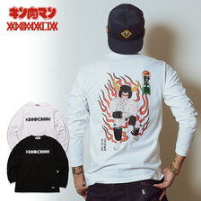 キン肉マン &times; ANIMALIA collaboration collection UKIYOE - Hurricane mixer L/S ANKN-TE05画像
