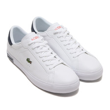 LACOSTE POWERCOURT 0721 2 WHITE/NAVY/RED SM00281-407画像