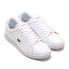 LACOSTE CARNABY EVO 0121 2 WHITE/DK.PINK SF00172-1T4画像