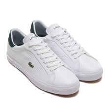 LACOSTE POWERCOURT 2.0 0321 WHITE/DK.GREEN SM00212-1R5画像