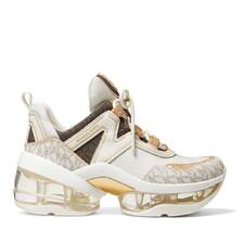 MICHAEL KORS OLYMPIA TRAINER EXTREME CREAM 43F1OLFS2B141画像