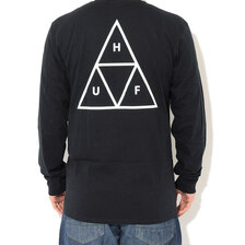 HUF Essentials Triple Triangle L/S Tee TS01935画像
