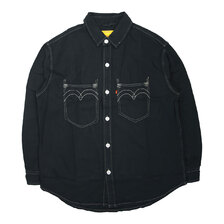 Levi's RED DENIM OVER SHIRT CAVIAR A0993-0000画像