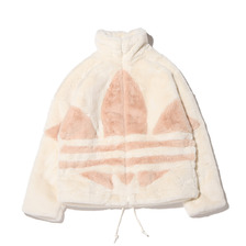 adidas FUR JACKET CHALK WHITE/BEIGE TONE HC0324画像
