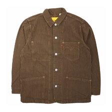 Levi's RED ENGINEERED COAT TOFFEE STRIPE A0146-0002画像