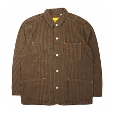 Levi's RED ENGINEERED COAT TOFFEE STRIPE A0146-0002画像