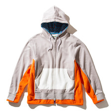 Kinetics REMAKE ZIP HOODY GREY KSRM028画像