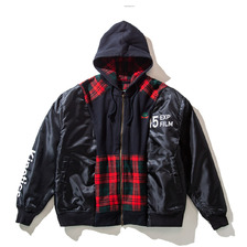 Kinetics REMAKE HOODED JACKET BLACK KSRM032画像