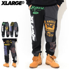 X-LARGE Patchwork Sweat Pant 101213031014画像
