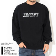 X-LARGE Standard Logo Patched Crew Neck Sweat 101213012015画像