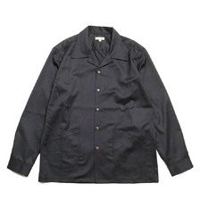 BURGUS PLUS Wool Open Collar Shirt BP21502画像