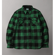 THE FLAT HEAD BLOCK CHECK FLANNEL SHIRT FN-SNR-101L画像
