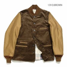 SUGAR CANE FICTION ROMANCE CORDUROY/MOLESKIN COMBI JACKET SC14996画像