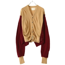 77circa circa make double placket cardigan CM21AW-13画像