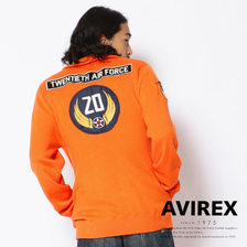 AVIREX ZIP KNIT CARDIGAN 6114024画像