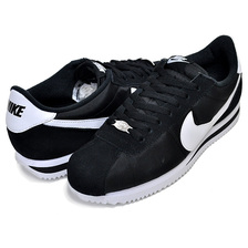 NIKE CORTEZ BASIC NYLON black/white-metallic silver 819720-011画像
