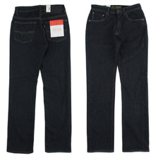 WOLVO URA FLE STRAIGHT ダークインディゴ 裏フリース ウインターデニム produced by BIGJOHN WD104P-K81Z画像