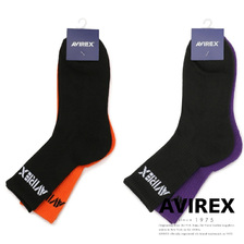 AVIREX BARCODE RIB SOCKS 6119142画像