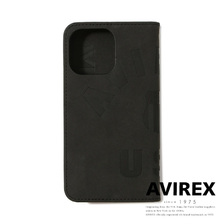 AVIREX iPhone 13 Pro 手帳型ケース AVIREX ロゴ 4602218017画像