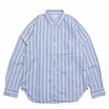 BURGUS PLUS L/S Stripe Poplin Shirt BP19501画像