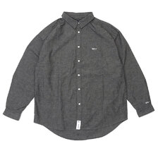 Ron Herman &times; DESCENDANT 21AW Shambray Shirt BLACK画像