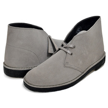 Clarks DESERT BOOT GREY SUEDE 26161792画像