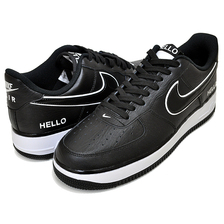 NIKE AIR FORCE 1 07 LX HELLO PACK black/blk-white CZ0327-001画像