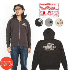 STUDIO D'ARTISAN プリントZIPパーカー 8054画像