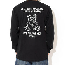 VANS Vans World Code L/S Tee VN0A5FQIBLK画像