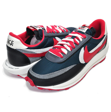 NIKE SACAI UNDERCOVER LDWAFFLE midnight spruce/university red DJ4877-300画像