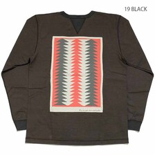 BARNS COZUN L/S PRINT GUSSET-T-SHIRT "FLAG STAFF" BR-21401画像