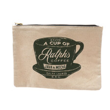 Ralph's Coffee ZIPPER POUCH NATURAL画像