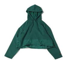 adidas Marimekko CROPPED HOODIE CALLEGE GREEN H20192画像