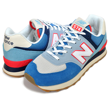 new balance ML574SOS BLUE画像