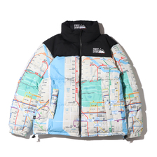 FIRST DOWN &times; atmos DOWN JACKET NEW YORK SUBWAY A110000C-02画像