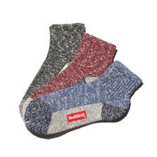 Healthknit スラブ切替 NV.MIX /BURGUNDY/BLACK 191-3463画像