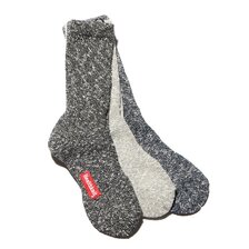 Healthknit スラブベーシック NAVY/GRAY/CHARCOAL 191-3468画像