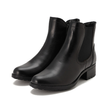 AVIREX SIDE GORE BOOTS BLACK 608221302画像