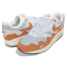 NIKE AIR MAX 1 PATTA metallic silver/monarch DH1348-001画像