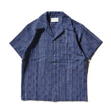 SAMURAI JEANS SOS22-S03 刺し子オープンカラーシャツ画像