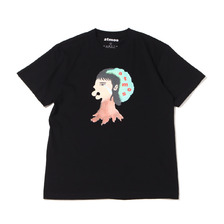 atmos &times; ワタナベアートプロジェクト 四千頭身 都築 TEE Ver.2 BLACK WA-T-006画像