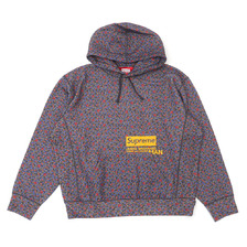 Supreme &times; COMME des GARCONS JUNYA WATANABE MAN 21FW Hooded Sweatshirt BLACK FLOWERS画像