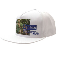 Supreme &times; COMME des GARCONS JUNYA WATANABE MAN 21FW Nature 5-Panel Hat WHITE画像