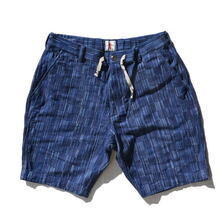 SAMURAI JEANS SJSP22-IK 藍市松絣イージーショーツ画像