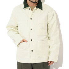 STUSSY Cord Collar Canvas Chore JKT 115592画像