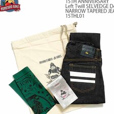 MOMOTARO JEANS Lot.15THL01 15TH ANNIVERSARY Left Twill SELVEDGE Denim NARROW TAPERED JEANS画像